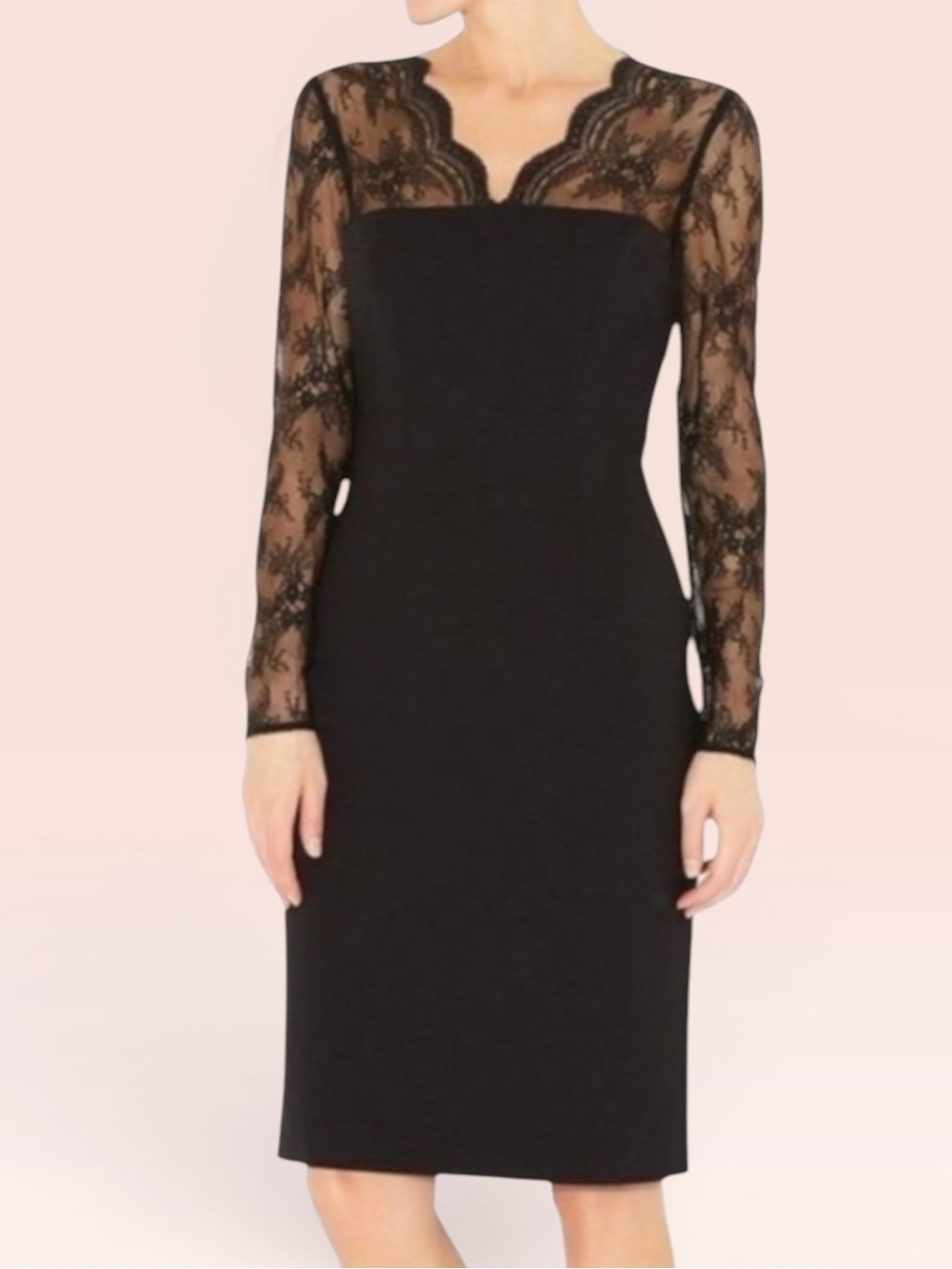 New! HOBBS London Invitation Jersey Cocktail Formal Dress Size 8